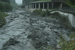 A Glogn folyó áradáskor