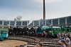 Steam locomotives at the depot