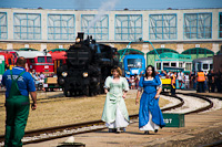 The ÖBB 310.23 seen at MVP - Magyar Vasúttörténeti Park during the Steam Locomotive Grand Prix
