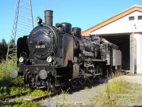 The ÖBB steam locomotive 638.1301 at Wörgl depot