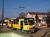 A 202-es pályaszámú miskolci KT8D5 Tatra-villamos kivételesen a 2-es vonalon Vasgyárba készül