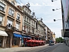 Hotel  Royal and a tram at Osijek