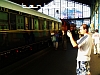 Commuters taking photos of the magical Venice-Simplon Orient Express