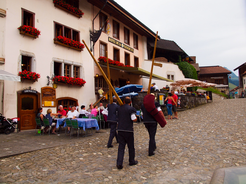 On the streets of Gruyere picture