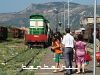 Nothing ever changes: T669 1047 arrived with the morning Pogradec service at Elbasan