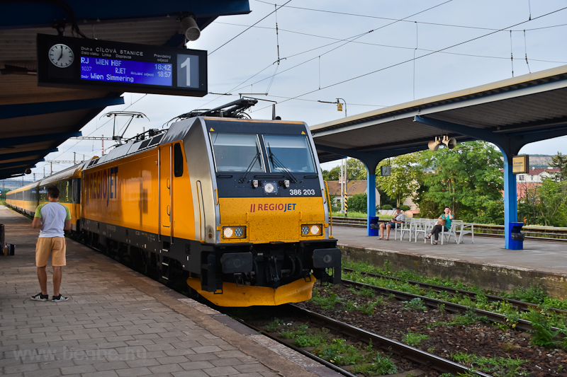 A RegioJet 386 203 Brno - K fotó