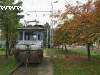 The locomotive of the old Budapest tram company BURV at Debrecen