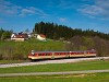 The Slovenske železnice 813 020 seen between Holmec and Prevalje