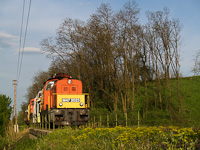 Locomotive train with M47 2023, M32,2040, M44 509 and Bzmot 340 between Őrhalom and Balassagyarmat