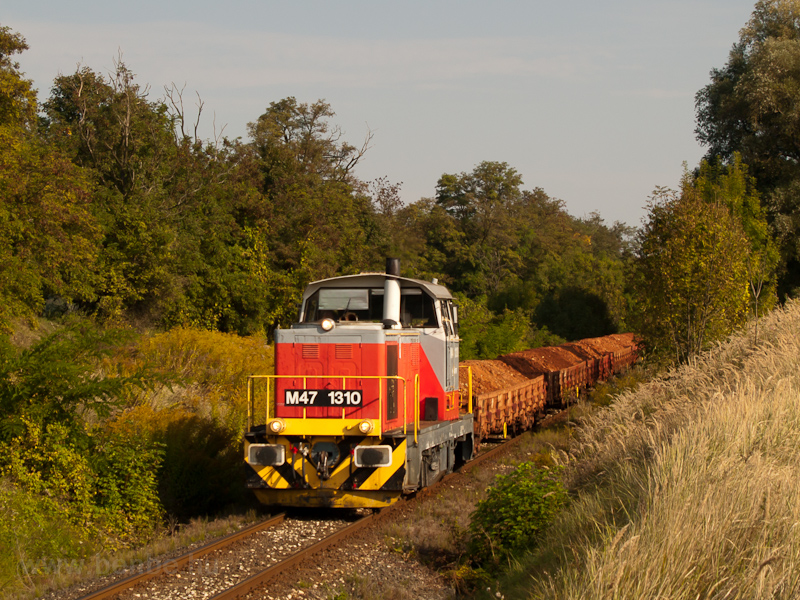The M47 1310 seen on the Dudarbánya-Zirc branch line photo