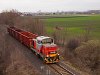 A MÁV-START 478 225 Pápa és Mezőlak között a Celldömölkre tartó üres tolatós tehervonattal