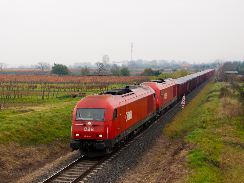 The ÖBB 2016 037 seen betwe picture