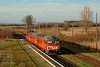 The Btx 019 is leaving Nagykereki on a winter afternoon