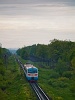 Egy ismeretlen UZ DPL1 a Kolomija és Ivano-Frankivszk vonalon Dibrová megállónál