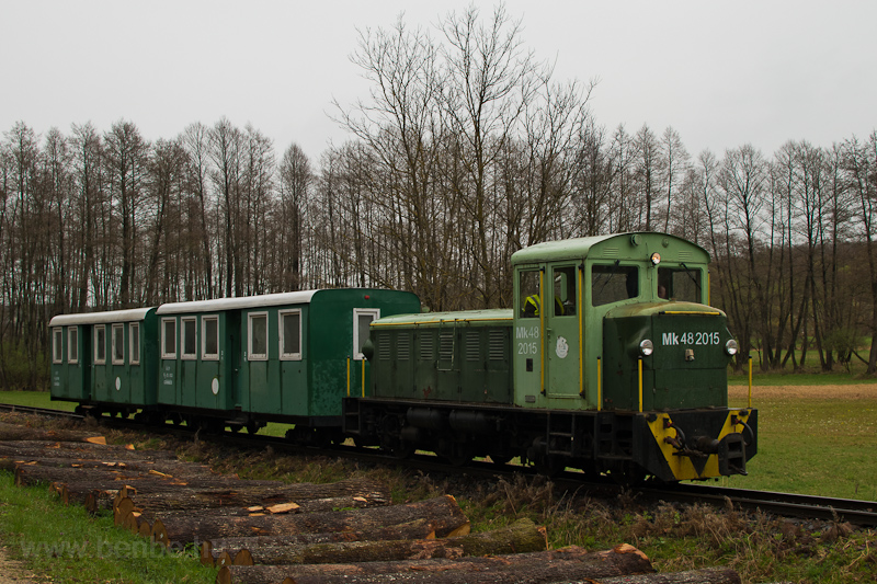 A Csömödéri Erdei Vasút Mk48 2015 Dömefölde és Kányavár között fotó