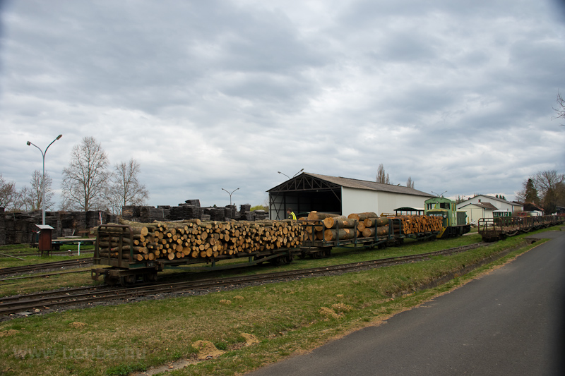 Freight train at Csömödér photo