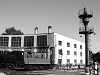 Time travel - old locomotives at the Északi depot near the sand crane