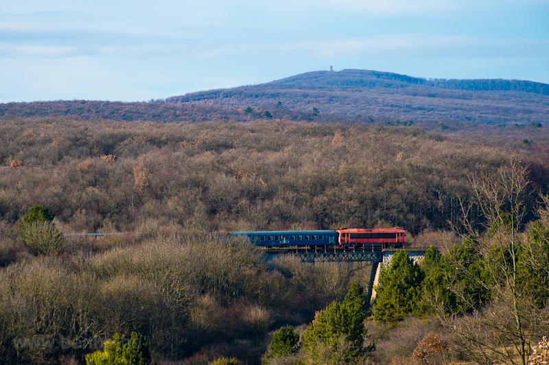 A MÁV-START 418 319 Veszprém és Eplény között a Rátóti I. viadukton fotó
