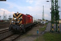 The weed-killer train at Ferencváros station