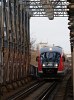 6342 015-2 jár föl az Újpesti vasúti hídra