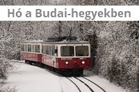 Hó a Budai-hegyekben