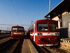 A ŽSSK 812 050-3 és a 812 033-9 Léva állomáson