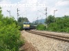 The V43 1279 arriving at Tatabánya with a fast train from Hegyeshalom
