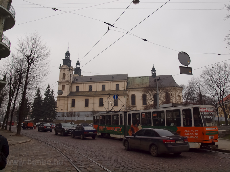 Tatra KT4 villamos Lvivben fotó