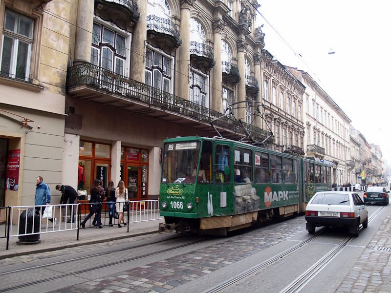 The Lviv KT4 1066 tram photo