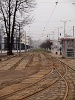 Single moving rail turnout at Lviv