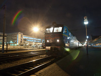 The UZ ChS8-020 seen at Kyiv station