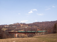 UZ VL11s seen hauling and banking a freight train on the loop near Skotarske