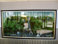 Kiiv, the diorama of the funicular