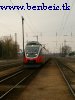 The 5342 001-4 arriving at Környe station