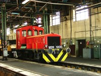 The M28 1006 in the Ferencváros diesel engine shed