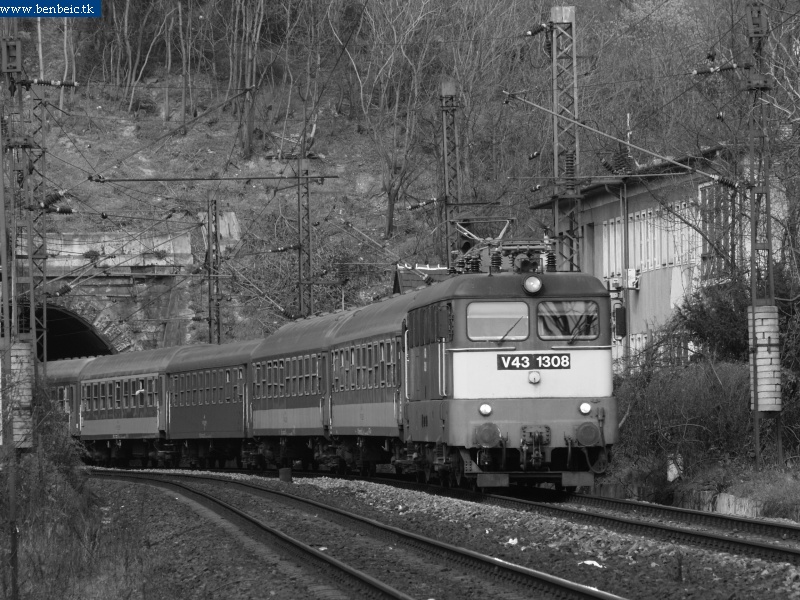 kép V43 1308 az alagútnál fotó