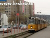 Coupled ICS type trams at Vörösvári road