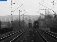 A train race at Kelenföld