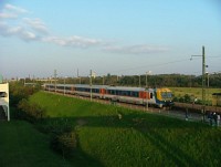 The InterCity EMU near Budatétény