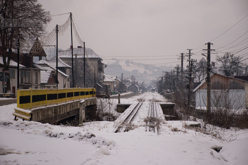 A régi mellékvonal Moldovit fotó
