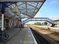 The practical and nice little station at Inverurie