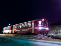 A ŽSSK 812 044-0 Nálepkovo állomáson a Margitfalva-Vereskő vonalon