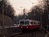 A budapesti fogaskerekű vasút 54-es motorkocsija Gyöngyvirág út állomáson