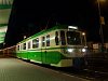 The MIX/A 831 retro trainset at Kaszásdűlő by night