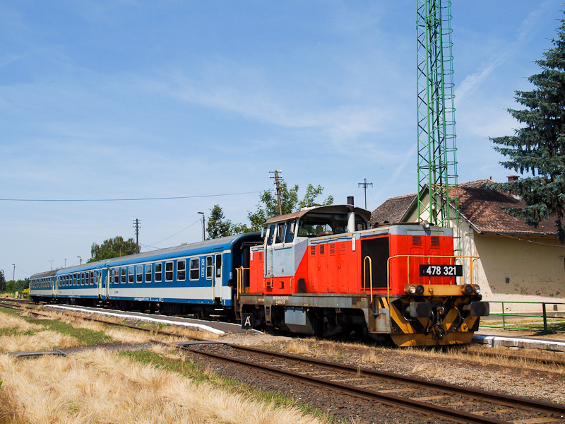 A MÁV-TR 478 321 Csömödér-Páka állomáson
 fotó