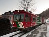 The multiple unit of STLB Murtalbahn at Murau