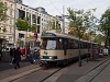 Opernring végállomáson a Wien-Baden Lokalbahn régi szerelvénye (124-es kocsi)

