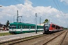 A MÁV-START 426 004 Desiro és a 862 pályaszámú MX HÉV motorvonat Tököl állomáson
