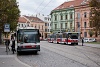 Tram and trolleybus (o-bus) at Brno