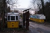 The tramcars of class 1000 of the Zugliget Niche Camping (numbers 1043 and 1061)